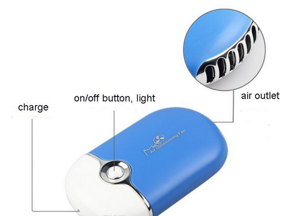 Mini Rechargeable Air Conditioning Fan - Lash Cat