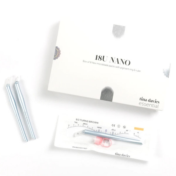 Essential 18 U Needle Nano Microblade - 8 Pack - Lash Cat
